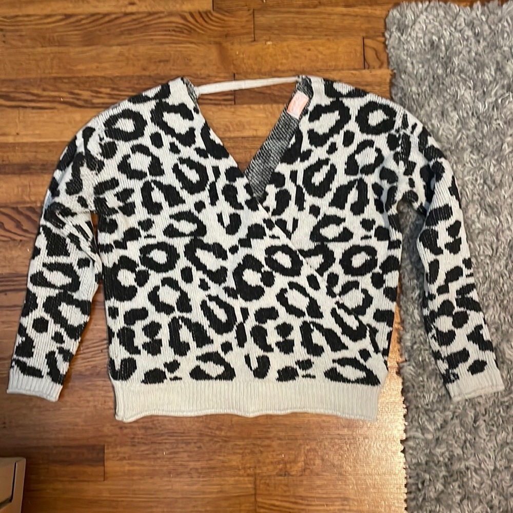 Wishful Thinking cheetah print sweater